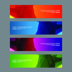 Vector Abstract design banner web template