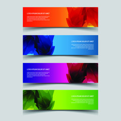 Vector Abstract design banner web template