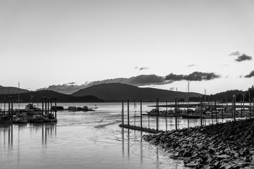 Alaska Harbor Sunset