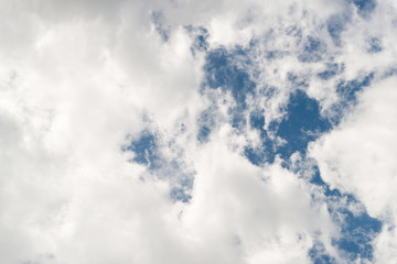 Fototapeta premium Sky with white clouds