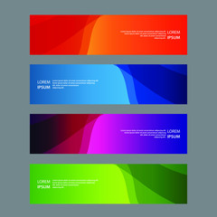 Vector Abstract design banner web template