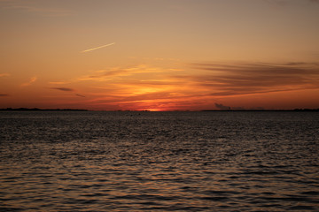 Fototapeta premium sunset over the sea