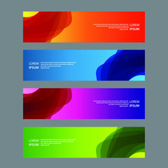 Vector Abstract design banner web template