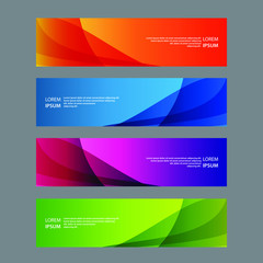 Obraz premium Vector Abstract design banner web template