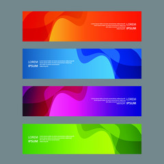 Obraz premium Vector Abstract design banner web template