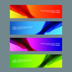Fototapeta premium Vector Abstract design banner web template