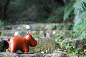 宇和島城とヒッポ(カバ)