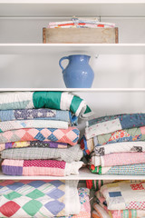 Quilts on a Shelf