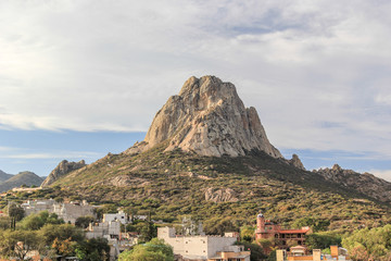 Fototapeta na wymiar panoramic view of the rock Mexico