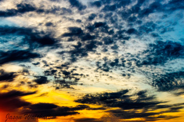 Fototapeta premium sunset over the sea