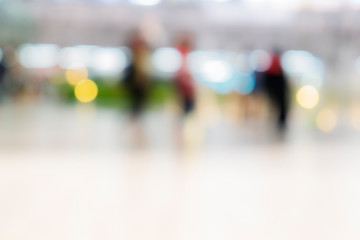 defocused lights with white blur abstract background