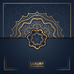 Luxury ornament mandala background for book cover, wedding invitation