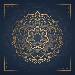 Luxury ornament mandala background for book cover, wedding invitation