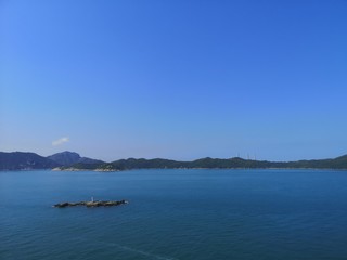 Overlook Lamma Island, Magazine Island and Lung Shan Pai from South Horizons, Apleichau, Hong Kong