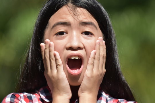 A Shocked Female Tween