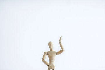 wooden figure of a man