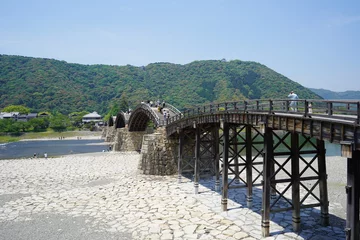 Photo sur Plexiglas Le pont Kintai Pont Kintaikyo et Iwakuni