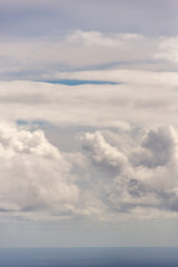 Fototapeta na wymiar clouds above ocean