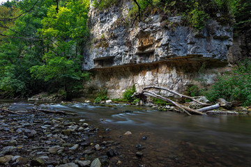 Wutach gorge in the Black Forest, Germany