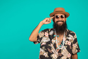 Fototapeta premium man in a hat