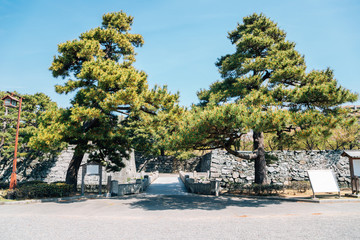 Tokushima Central Park Tokushima Castle Ruins in Shikoku, Japan