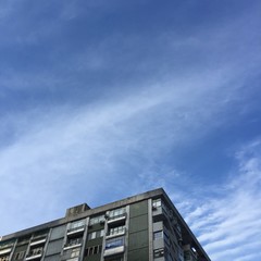 blue sky and clouds