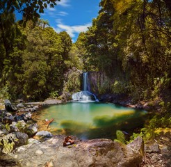 Waiau Falls, Coromandel peninsula, New Zealand