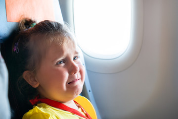 Girl Screaming On Airplane