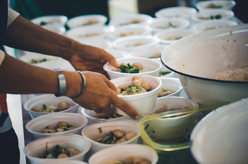 Warm food for the poor and homeless: the concept of giving to help