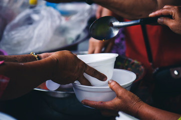 Warm food for the poor and homeless: the concept of giving to help