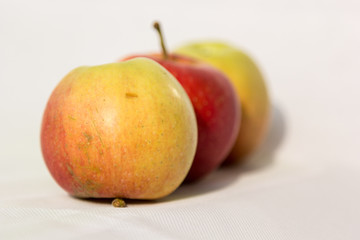 isolated apple on white background