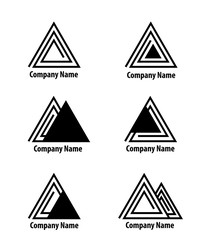 Company Logo Template with Shape and Color