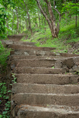 stairs towards songadh fort