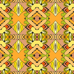 Beautiful card for decoration design. Abstract repeat background. Geometric modern ornament.