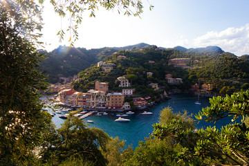 Naklejka premium view of the town in montenegro