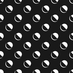 Seamless abstract pattern with pill. Dark monochrome backdrop.