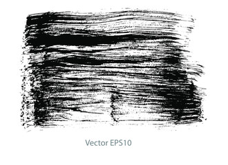 black brush stroke stripes. vector background