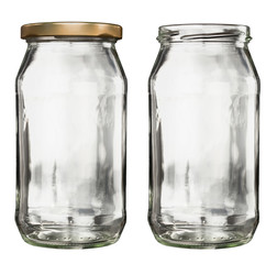 empty glass jars
