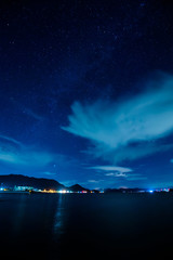 多々羅キャンプ場の海