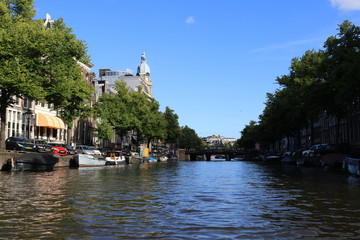 Fototapeta premium Amsterdam, vedute dei canali