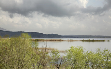 View of Lake Skadar. Montenegro