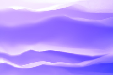 Purple paper layers with blue shades. Blur lines. Silk effect. Abstract art background. Empty space.