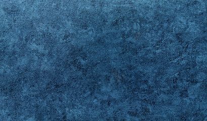 Background - grain texture blue paint wall. Beautiful abstract grunge decorative navy blue dark wallpaper.
