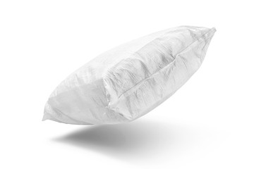 sand bag or white plastic canvas sack for rice or agriculture product