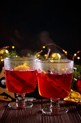 Hot spicy punch drink