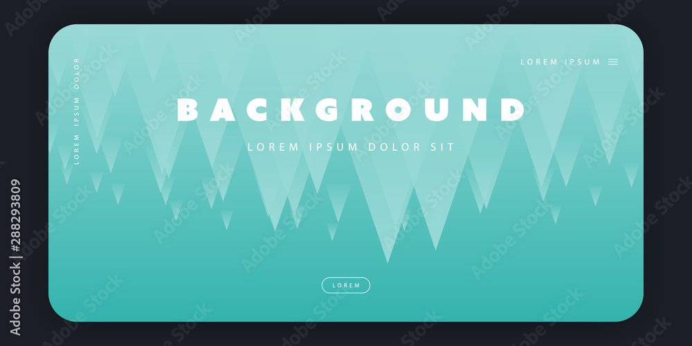 Poster abstract minimal geometric pattern background template, gradient triangle shape composition, futuris