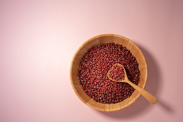 Obraz na płótnie Canvas Grain red bean