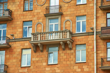 Minsk, Belarus.Stalinist Empire style.