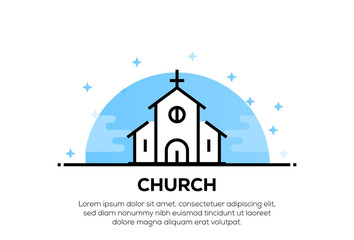 Obraz premium CHURCH ICON CONCEPT