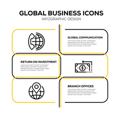 GLOBAL BUSINESS ICON SET